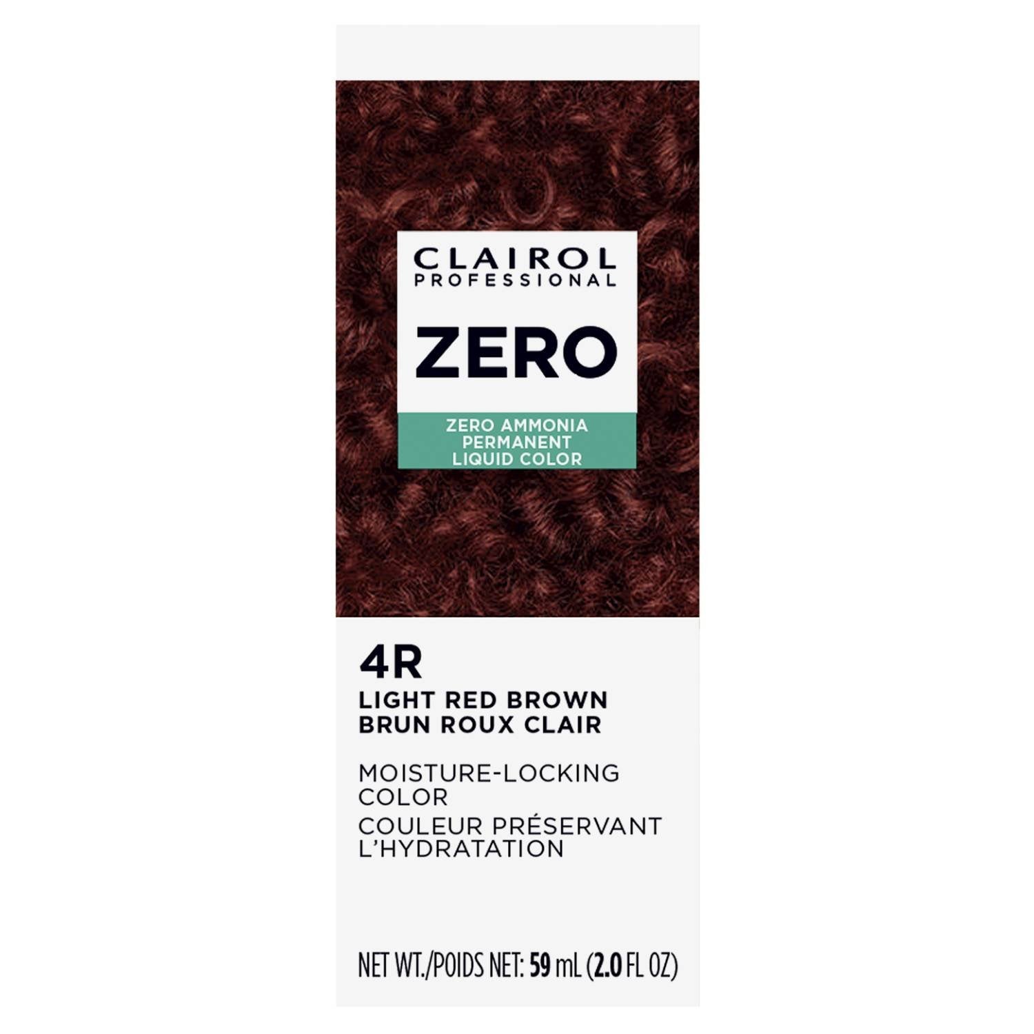 CLAIROL ZERO 4R LIGHT RED BROWN