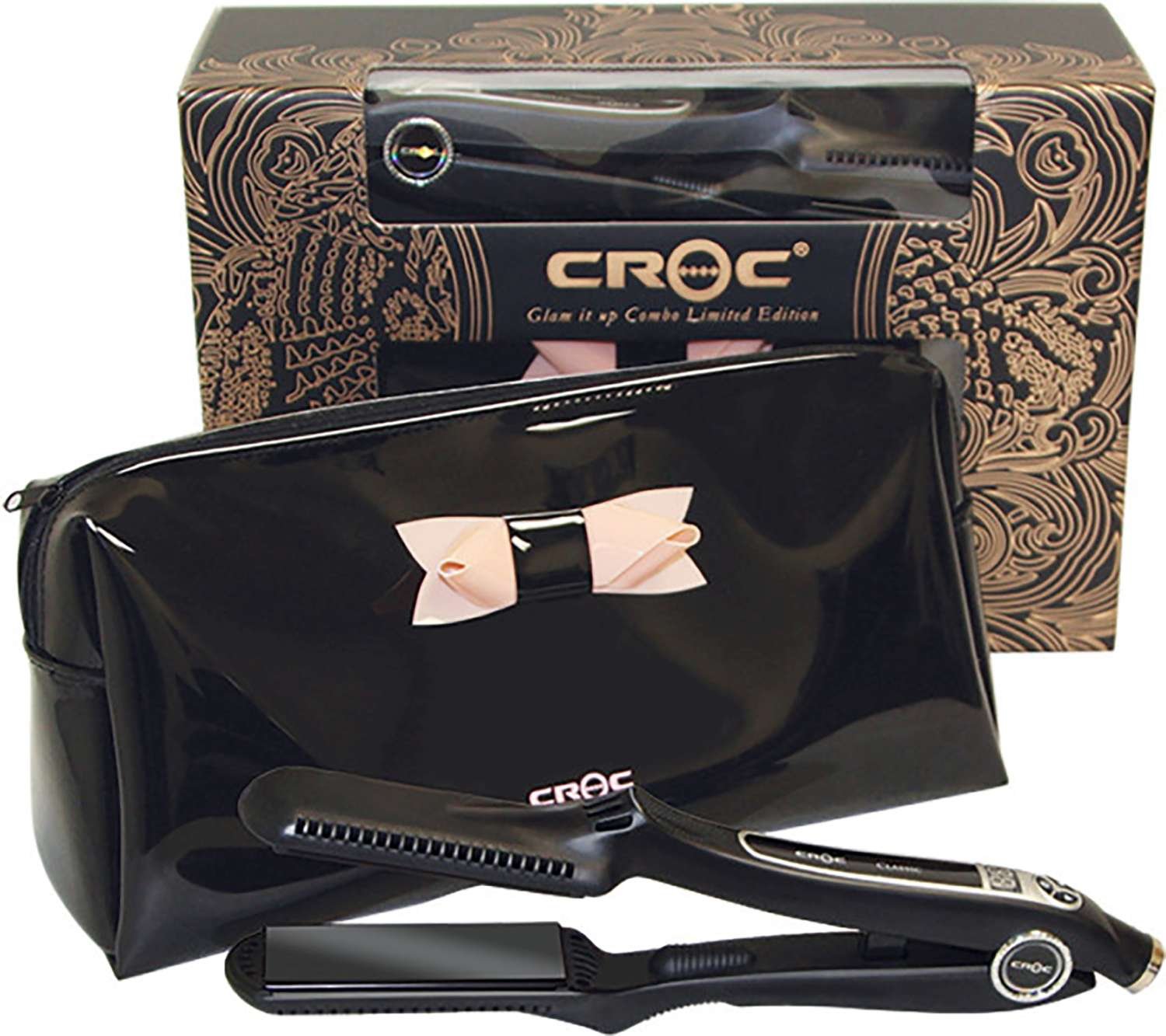 CROC F/IRON BLACK GLAM IT UP CB LIM/ED