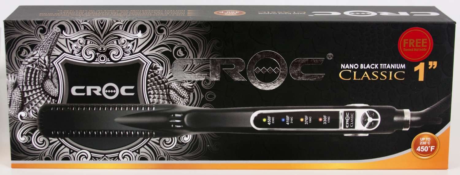 CROC F/IRON TITANIUM LED BLACK