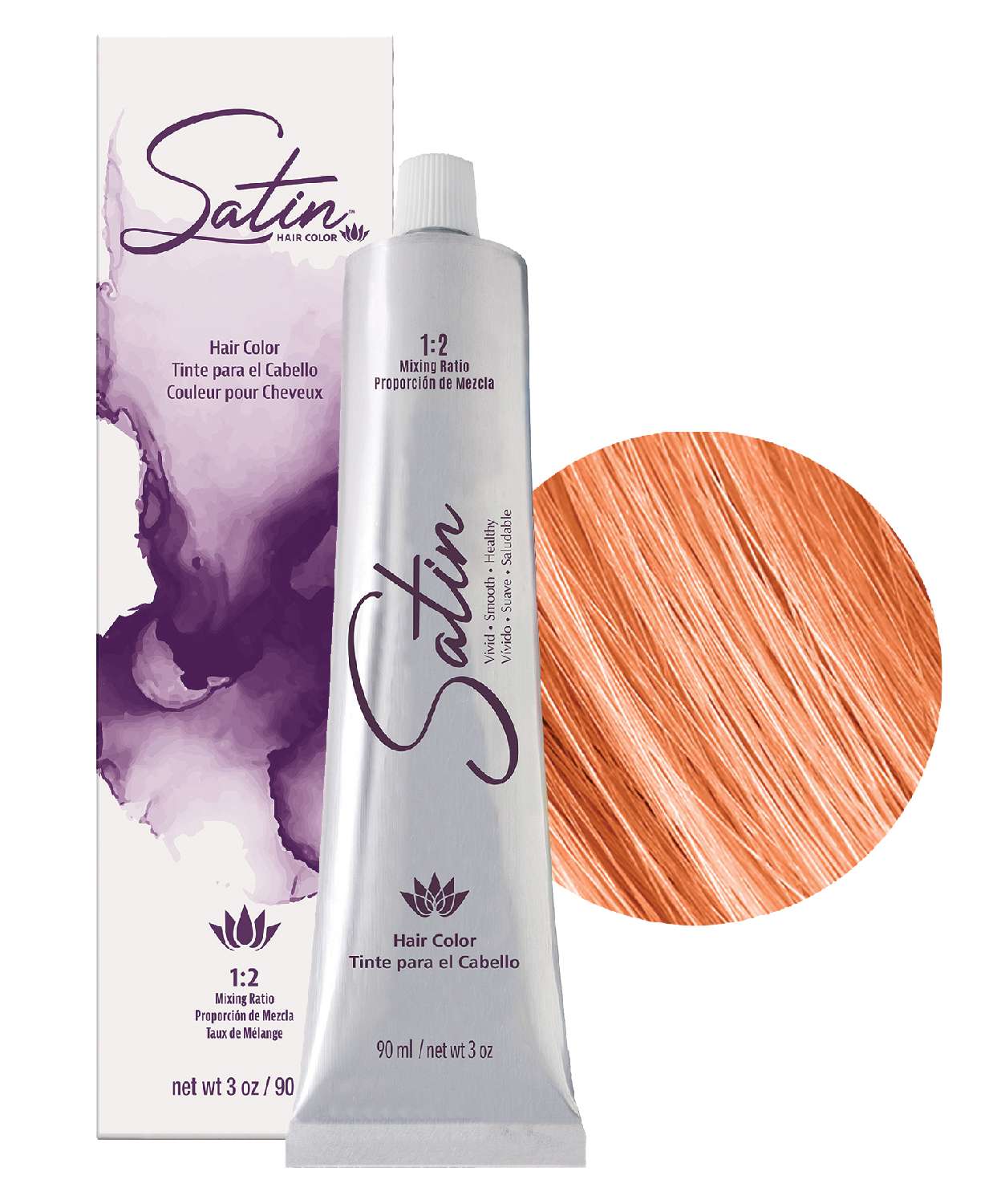 SATIN H/C 7CI INTENSE COPPER BLONDE
