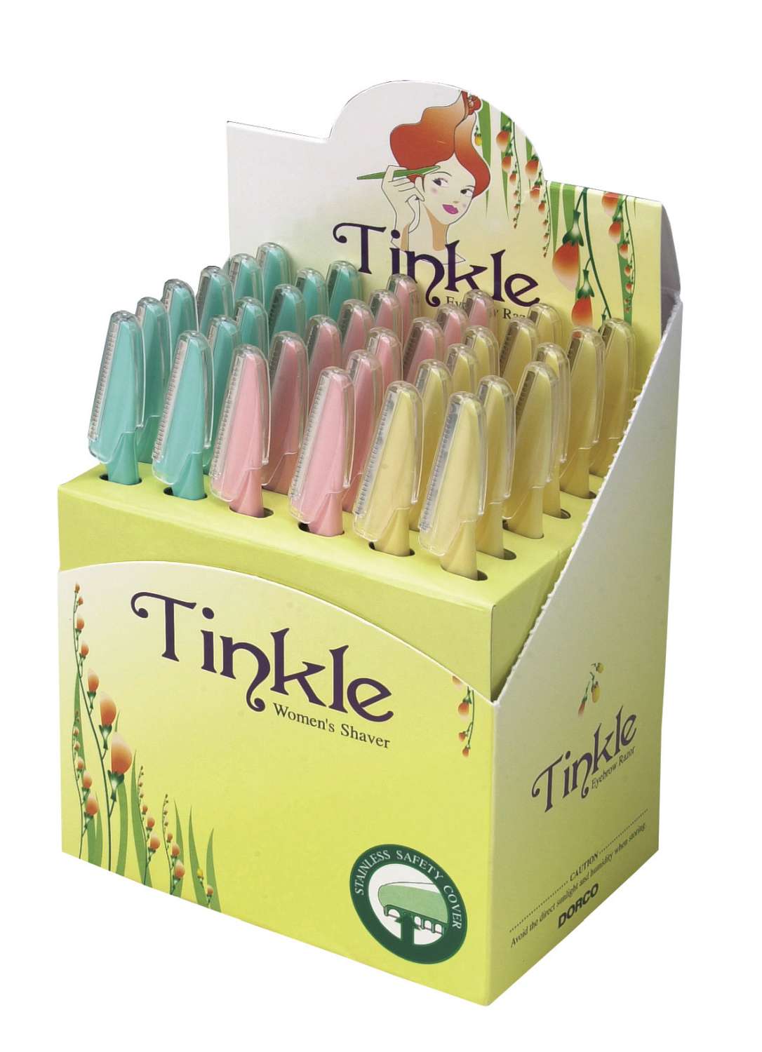 DORCO TINKLE EYEBROW RAZOR 36 PK
