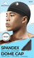 DREAM M-DOME CAP SPANDEX BLACK