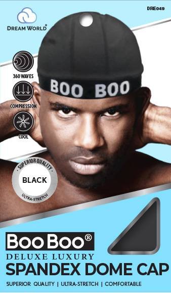 DREAM M-DOME CAP SPANDEX BOO BOO BLACK