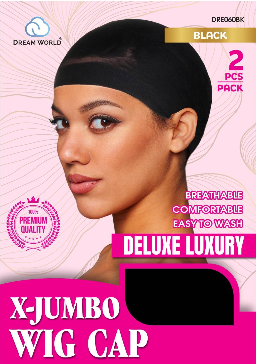 DREAM W-WIG CAP 2PCS X-JUMBO