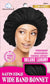 DREAM W-WIDE BAND BONNET SATIN BLACK