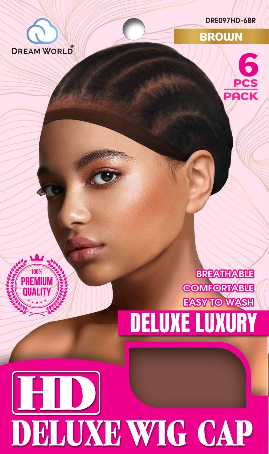 DREAM W-WIG CAP HD 6PC BROWN