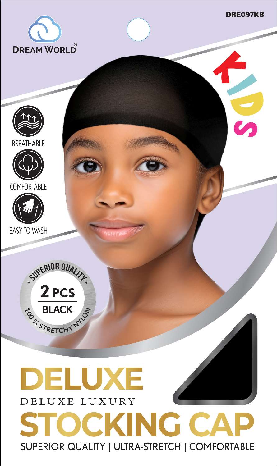 DREAM KIDS STOCKING CAP BLACK