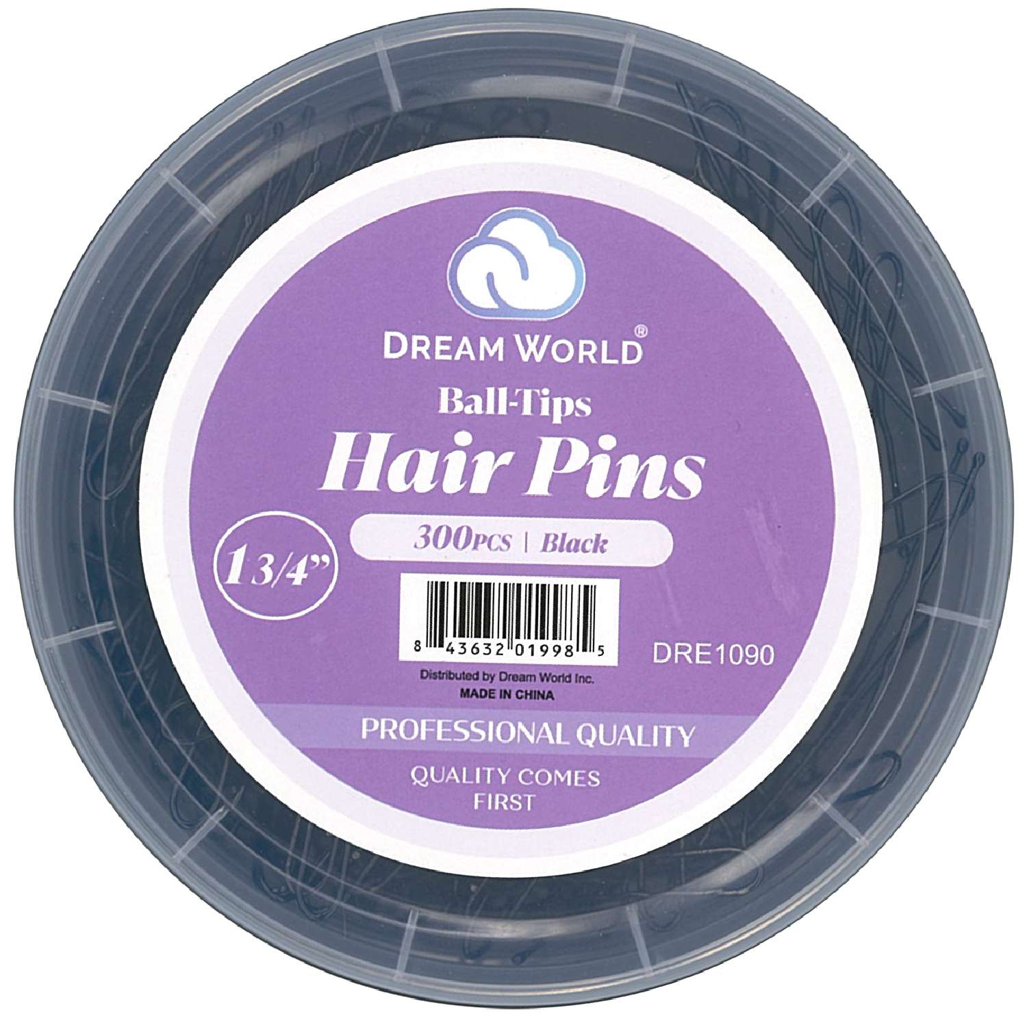 DREAM HAIRPIN 300CT/TUB 1-3/4