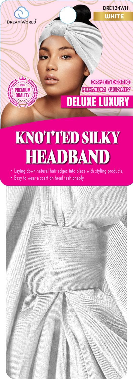 DREAM W-KNOTTED SILKY HEADBAND