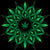 DREAM BANDANA - FOLDED REGULAR MARIHUANA GREEN