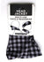 ALL PURPOSE HEAD WRAP CHECK BK GR