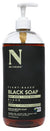 DR. NATURAL BLACK LIQUID SOAP 32 OZ