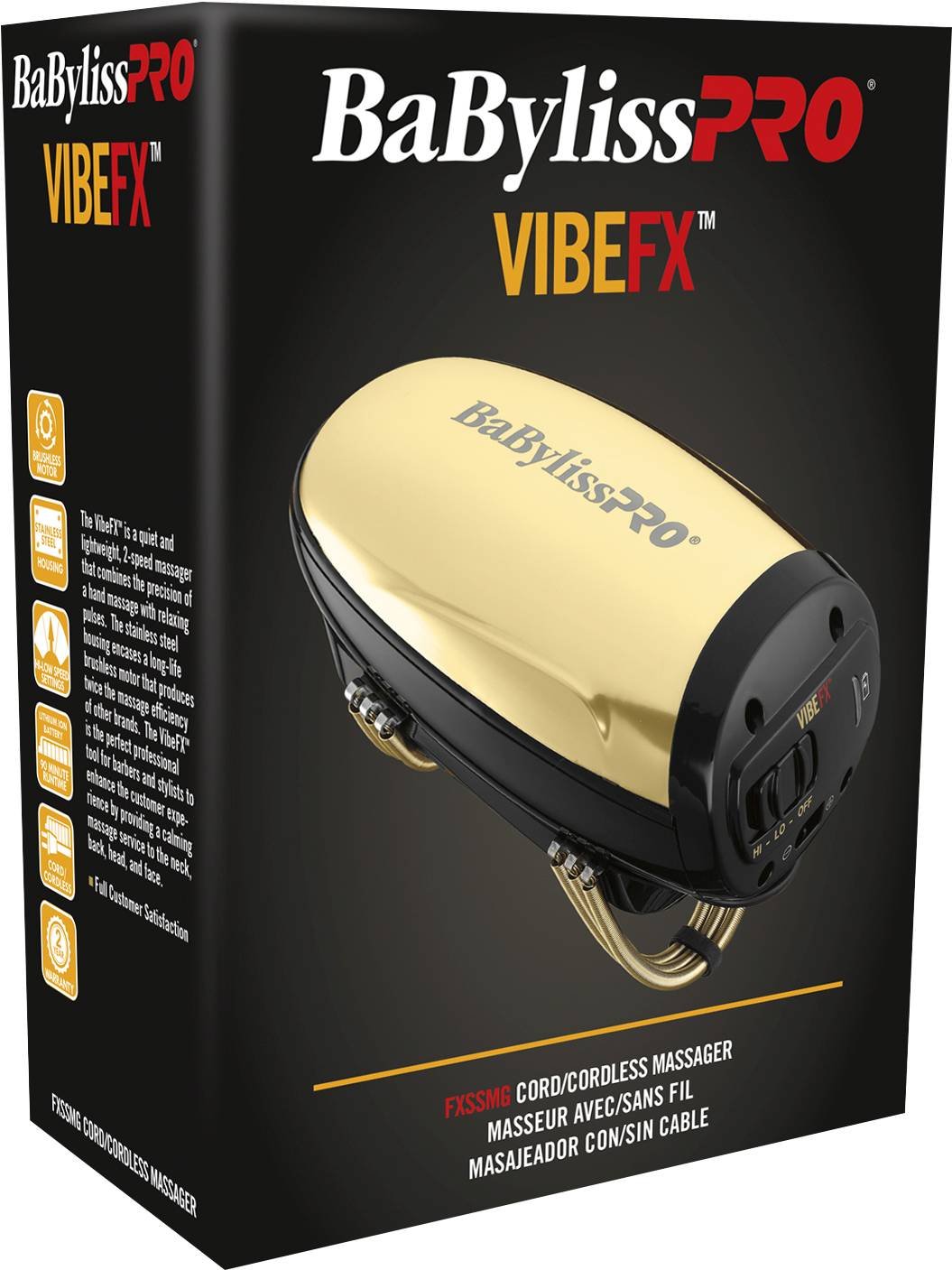 BABYLISS FX VIBEFX MASSAGER GOLD