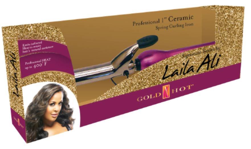 GOLD N HOT LAILA ALI CURLING #1