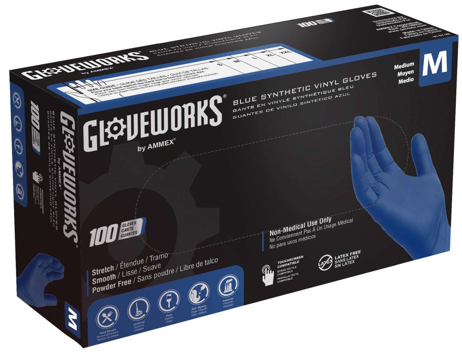 GLOVEWORKS VINYL SYN BLUE [MEDIUM]