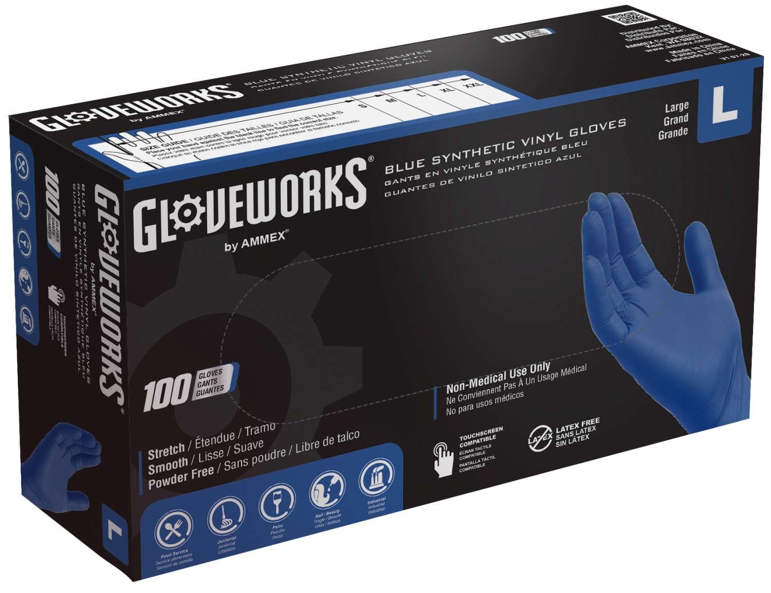 GLOVEWORKS VINYL SYN BLUE [LARGE]