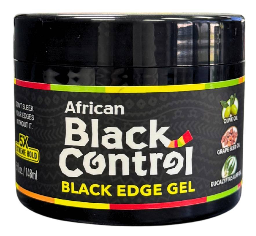 AFRICAN BLACK CONTROL EDGE GLUE 5 OZ