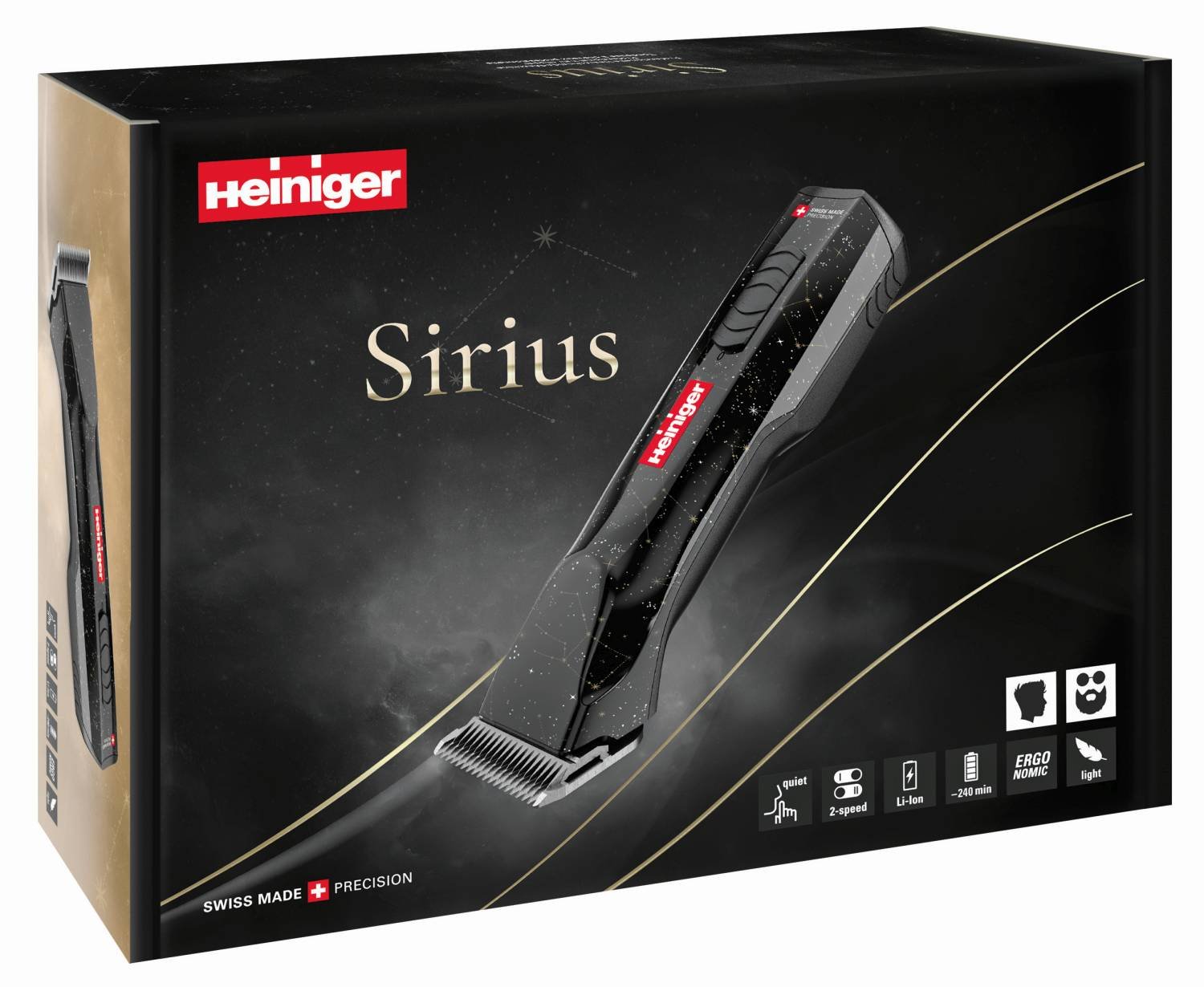 BLACK SIRIUS WITH 000 BLADE