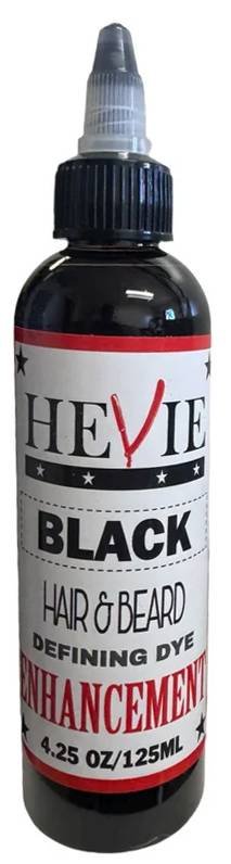 HEVIE HAIR & BEARD DEFINING DYE BLACK 4.25 OZ