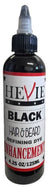 HEVIE HAIR & BEARD DEFINING DYE BLACK 4.25 OZ