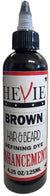 HEVIE HAIR & BEARD DEFINING DYE BROWN 4.25 OZ