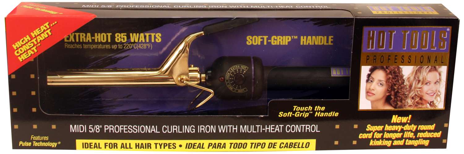 HOT TOOL C/IRON GOLD SPRING 5/8 IN