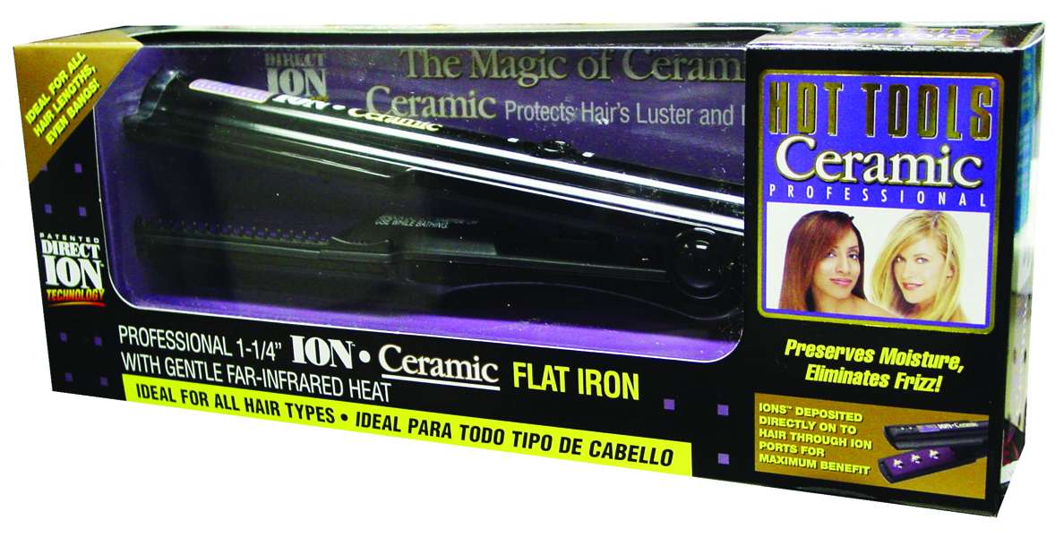 HOT TOOL FLAT IRON CERAMIC IONIC