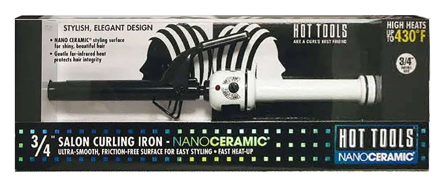 HOT TOOL C/IRON NANOCERAMIC 3/4 IN