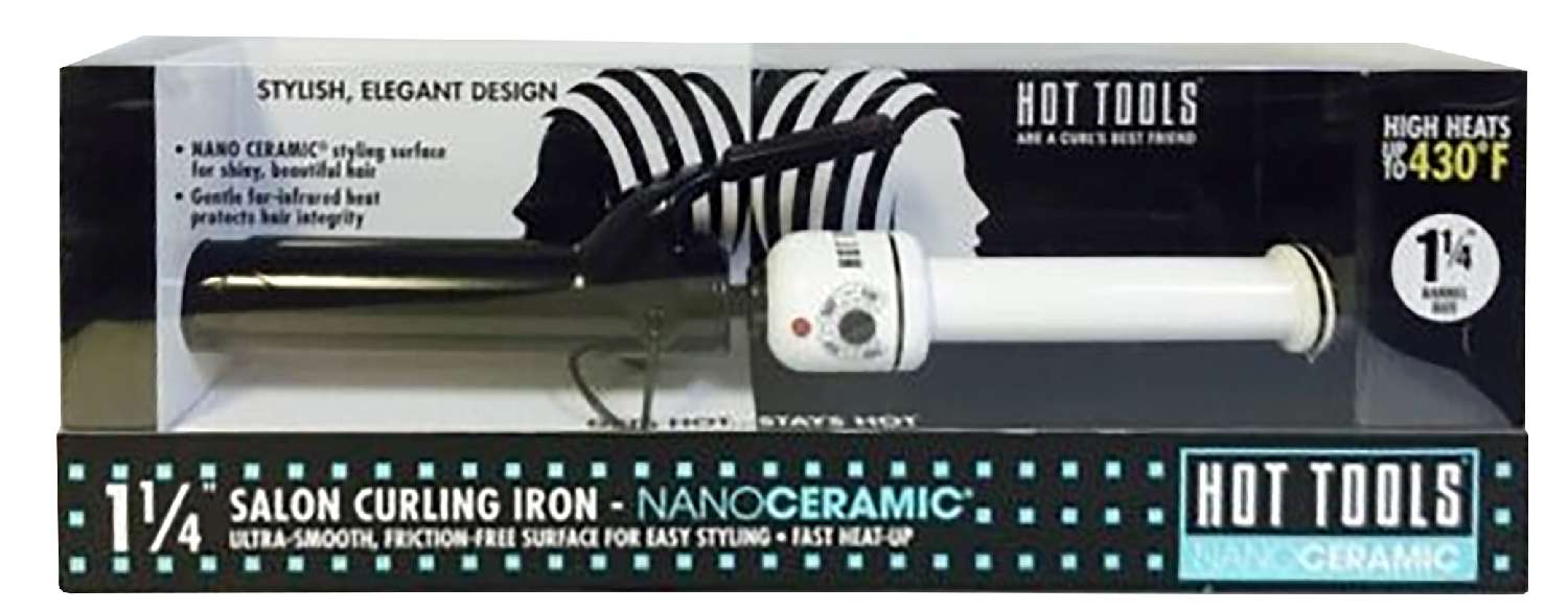 HOT TOOL C/IRON NANOCERAMIC 1 1/4 IN