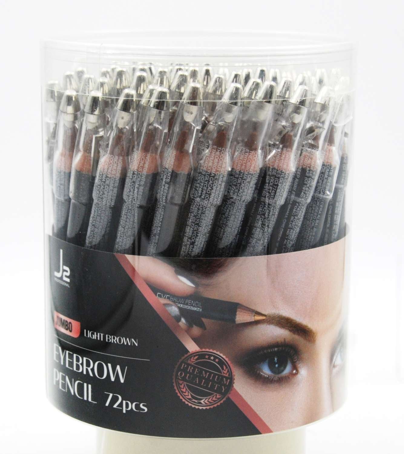 J2 JUMBO EYEBROW PENCIL 72PC