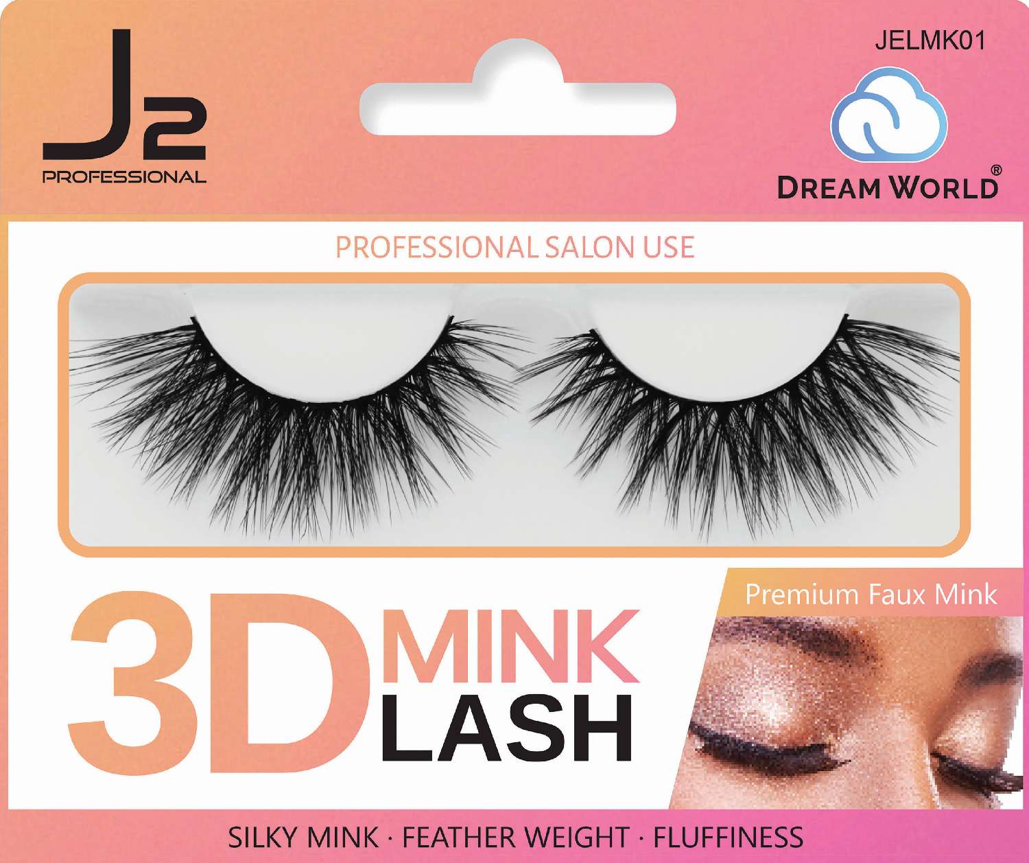 J2 EYELASH 3D MINK #01