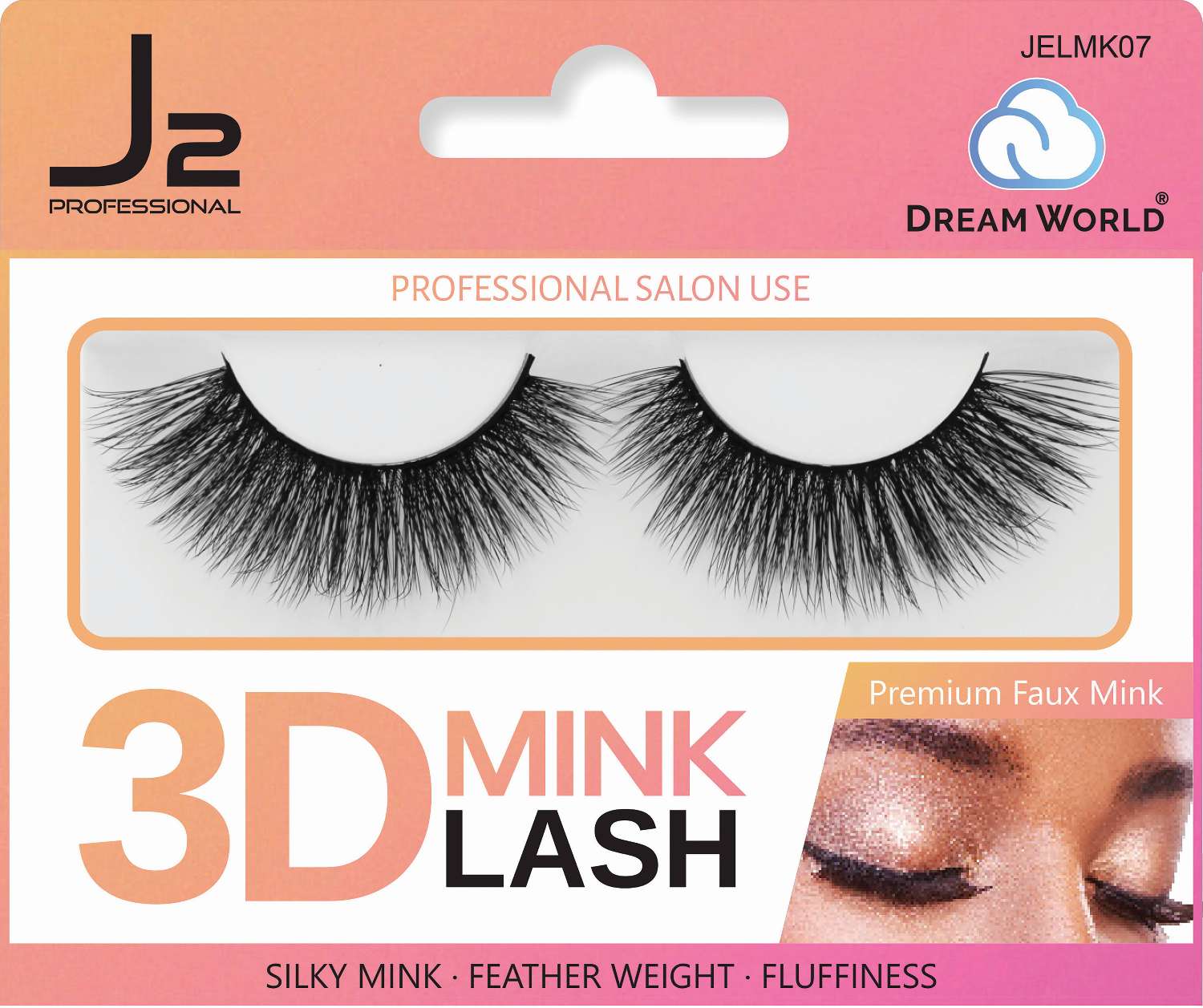 J2 EYELASH 3D MINK #07