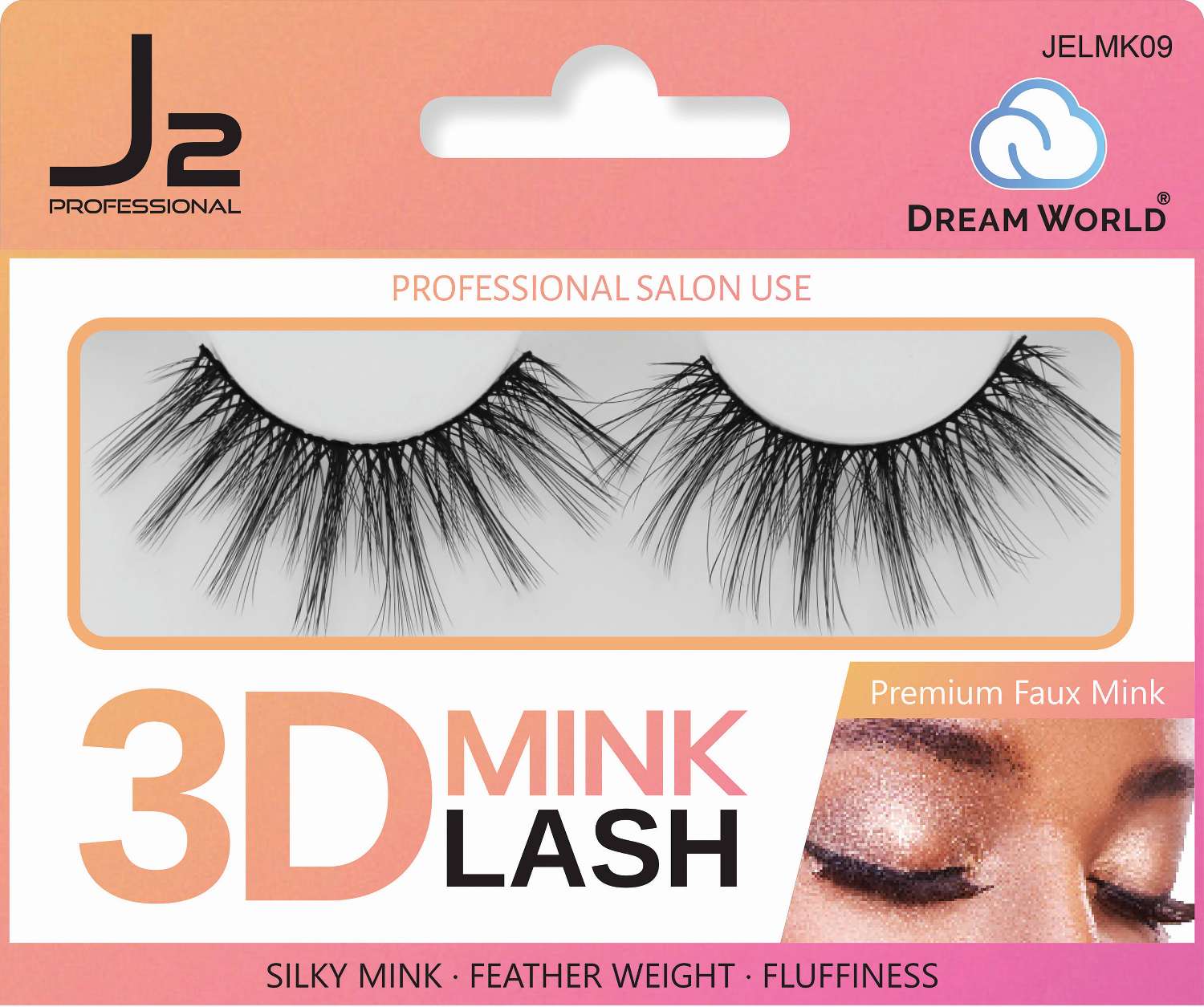 J2 EYELASH 3D MINK #09