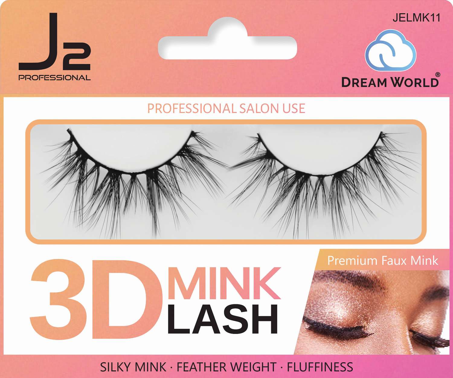 J2 EYELASH 3D MINK #11