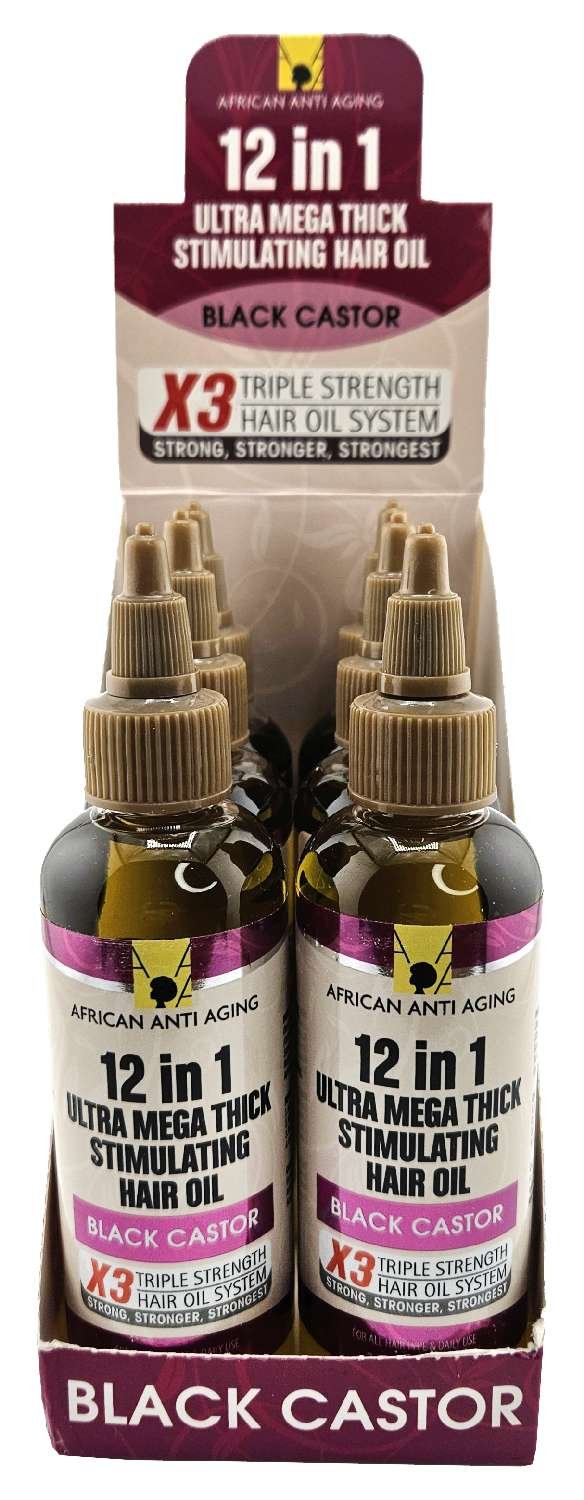 AAA 12 IN 1 OIL [B/CASTOR] 6/DP