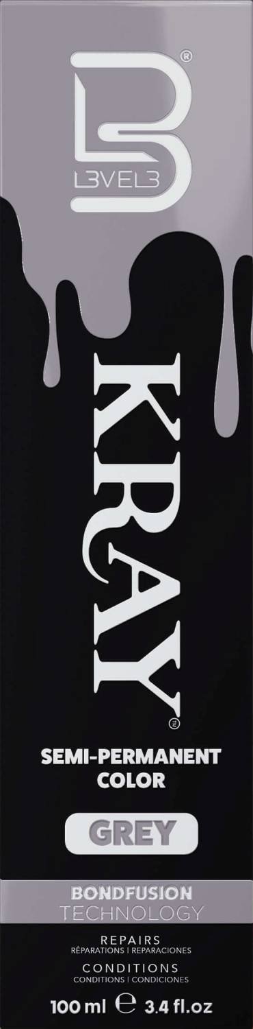 LEVEL3 KRAY SEMI PERM [GREY]