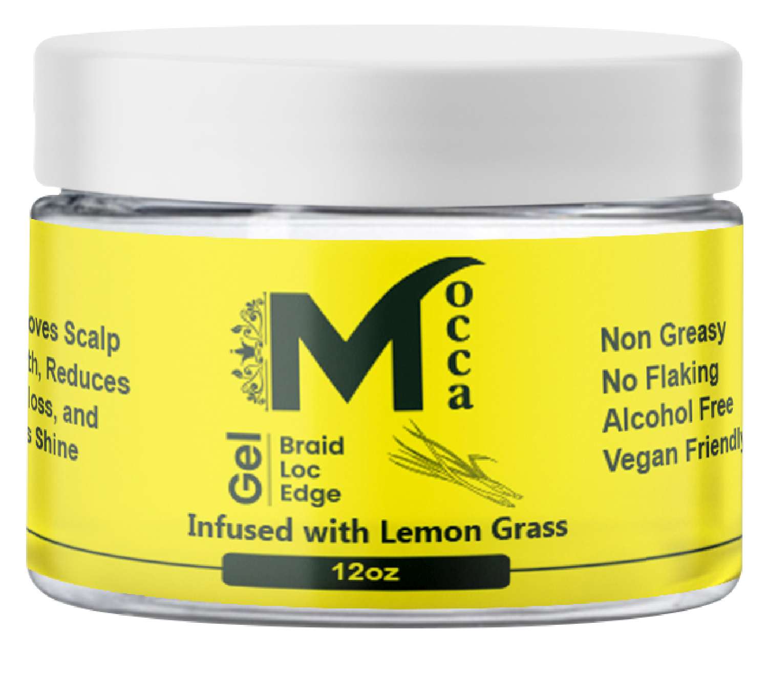 MOCCA BRAIDING GEL LEMONGRASS 12 OZ