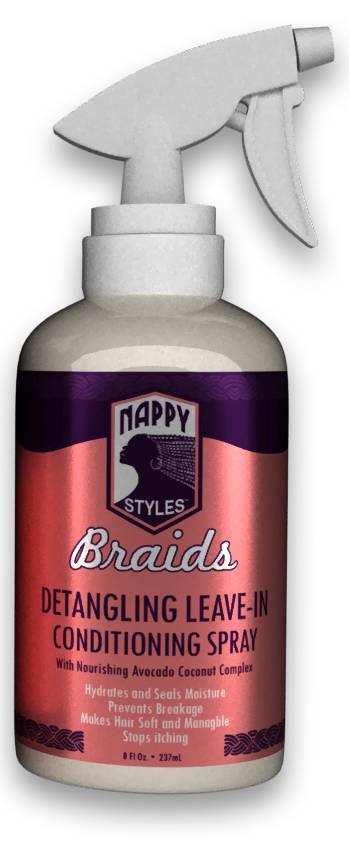 NAPPY STYLES BRAIDS DETANGLING LV-IN 8 OZ