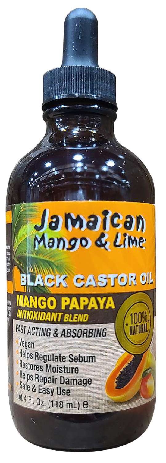 JML BLACK CASTOR OIL MANGO PAPAYA 4 OZ