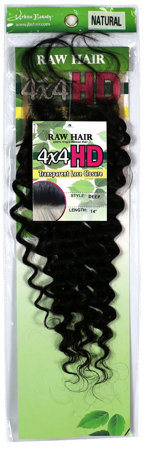HH RAW HD CLOSURE DEEP/W #NAT