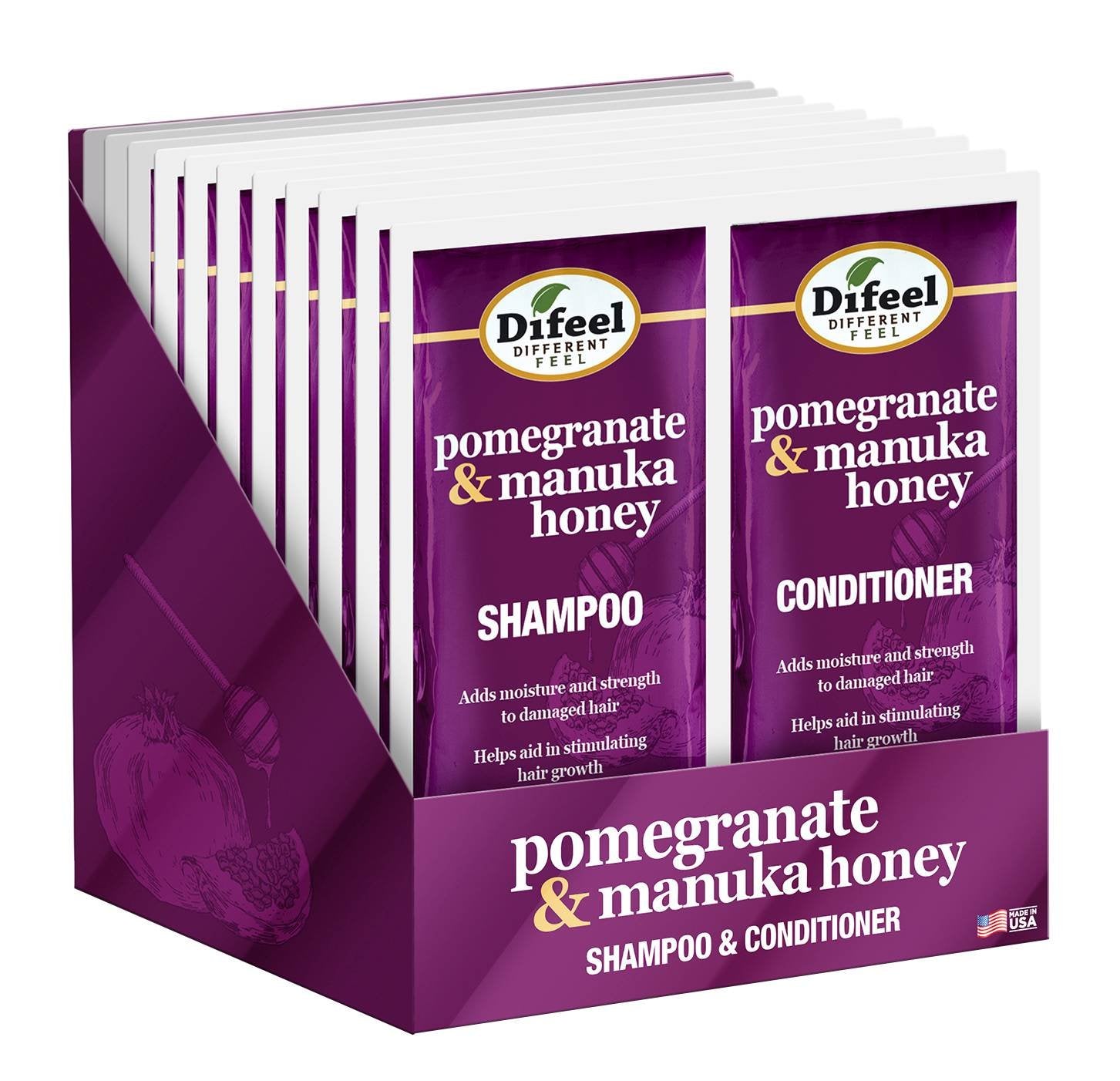 DIFEEL PCK SHMP/COND POMEGRANATE/MANU 1 OZ