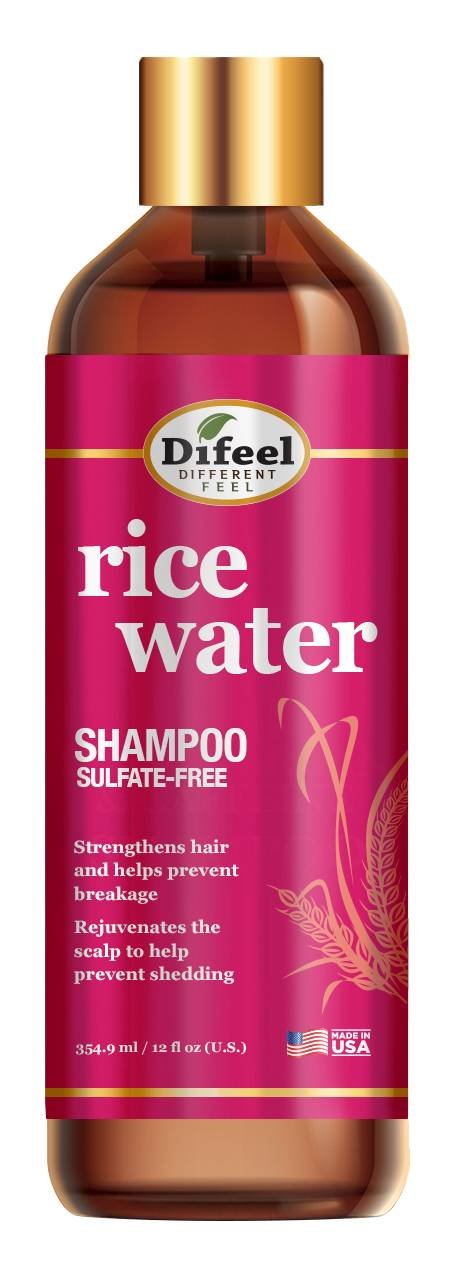 DIFEEL RICE WATER SHAMPOO 12 OZ