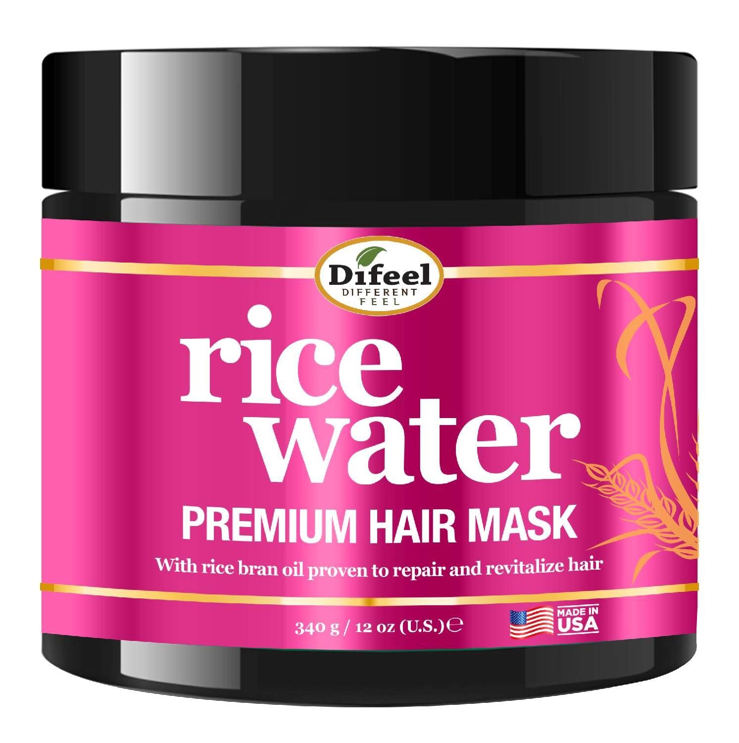 DIFEEL RICE WATER HAIR MASK 12 OZ