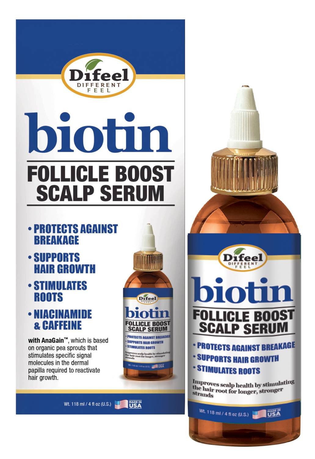 DIFEEL BIOTIN FOLLICLE BOOST SCALP SERUM 4 OZ