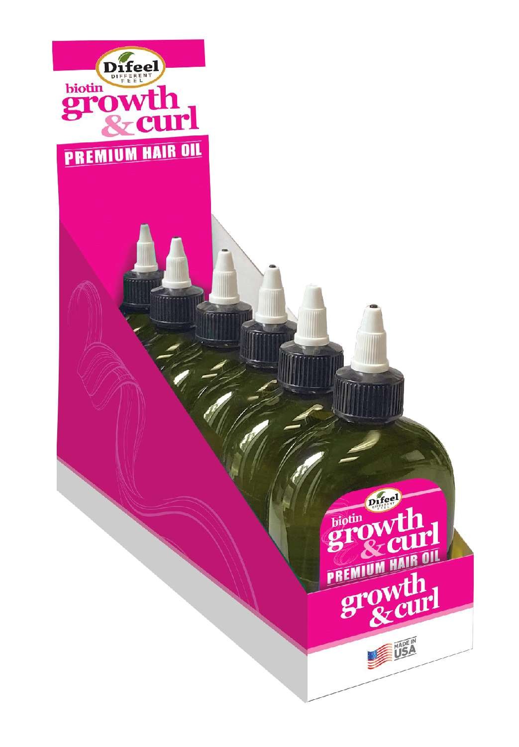 DIFEEL 6/DP PREM OIL GROWTH/CURL BIOTIN 7.1 OZ