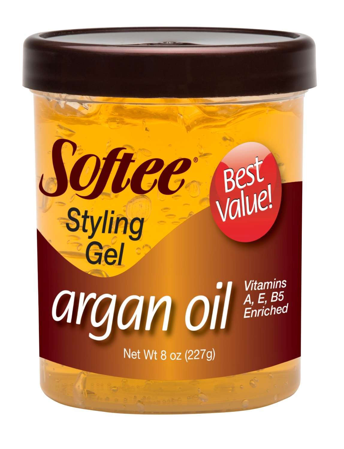 SOFTEE ARGAN OIL STYLING GEL 8 OZ