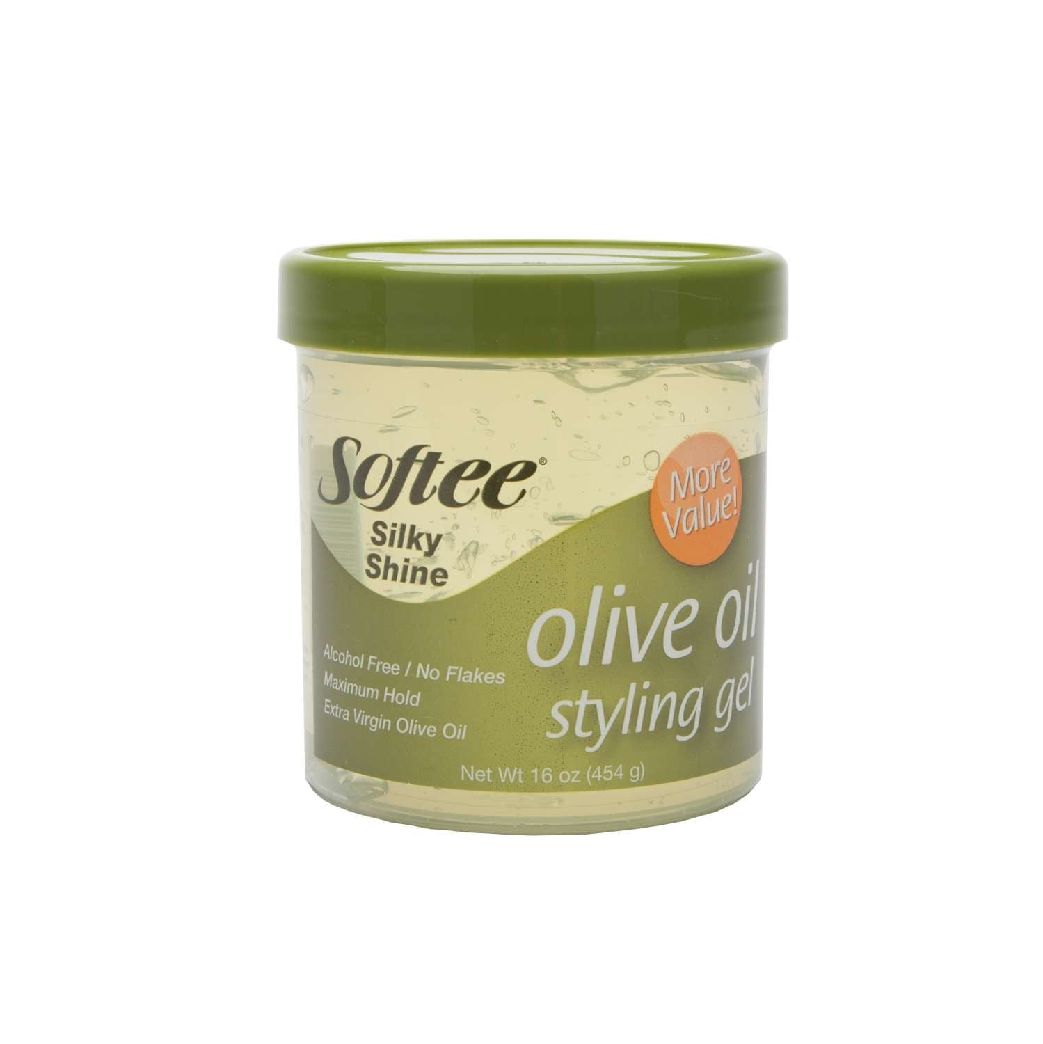 SOFTEE OLIVE OIL STYLING GEL 16 OZ