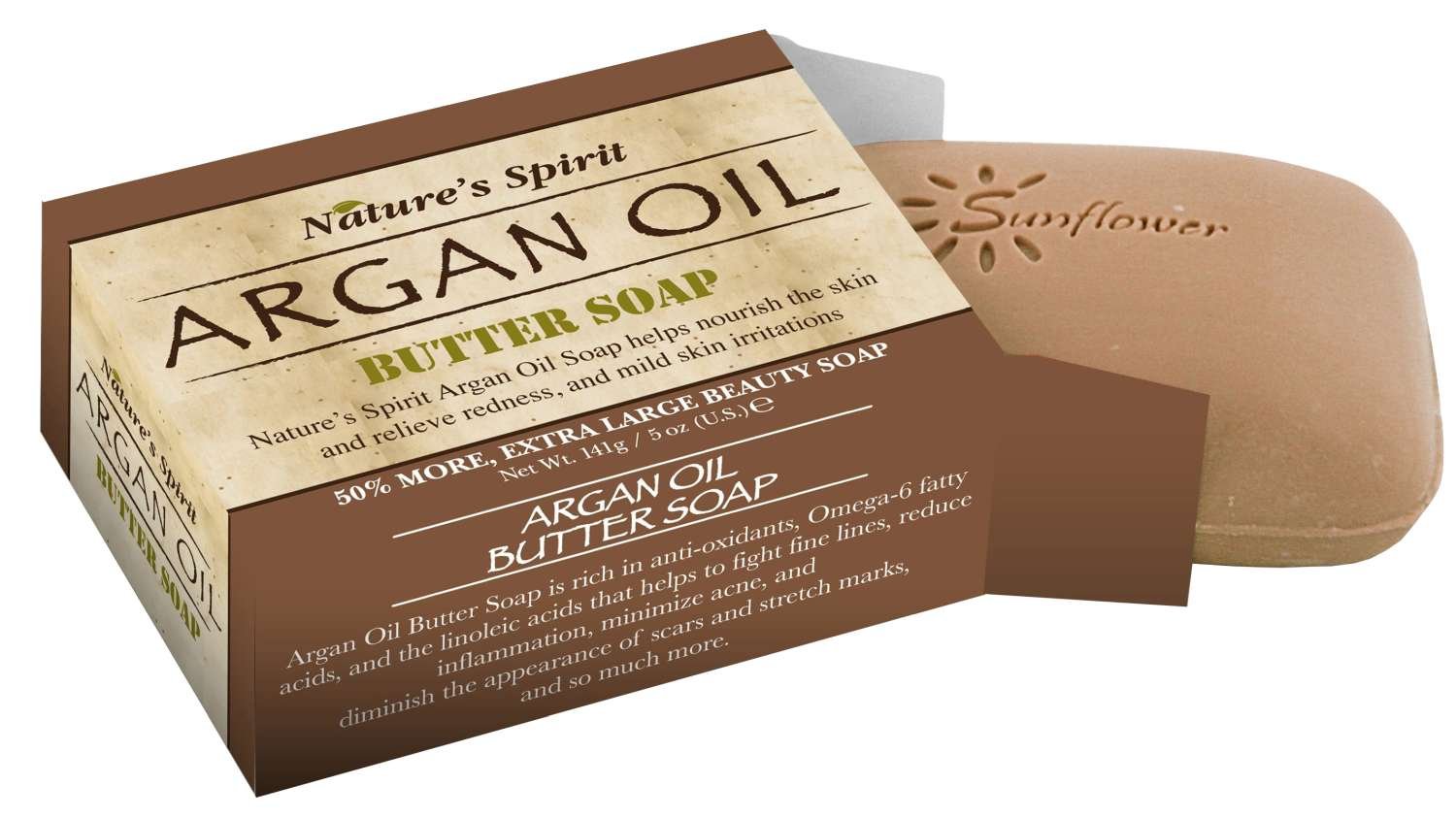 DIFEEL SOAP NAT SPIRIT BUTTER-ARGAN 5.5 OZ