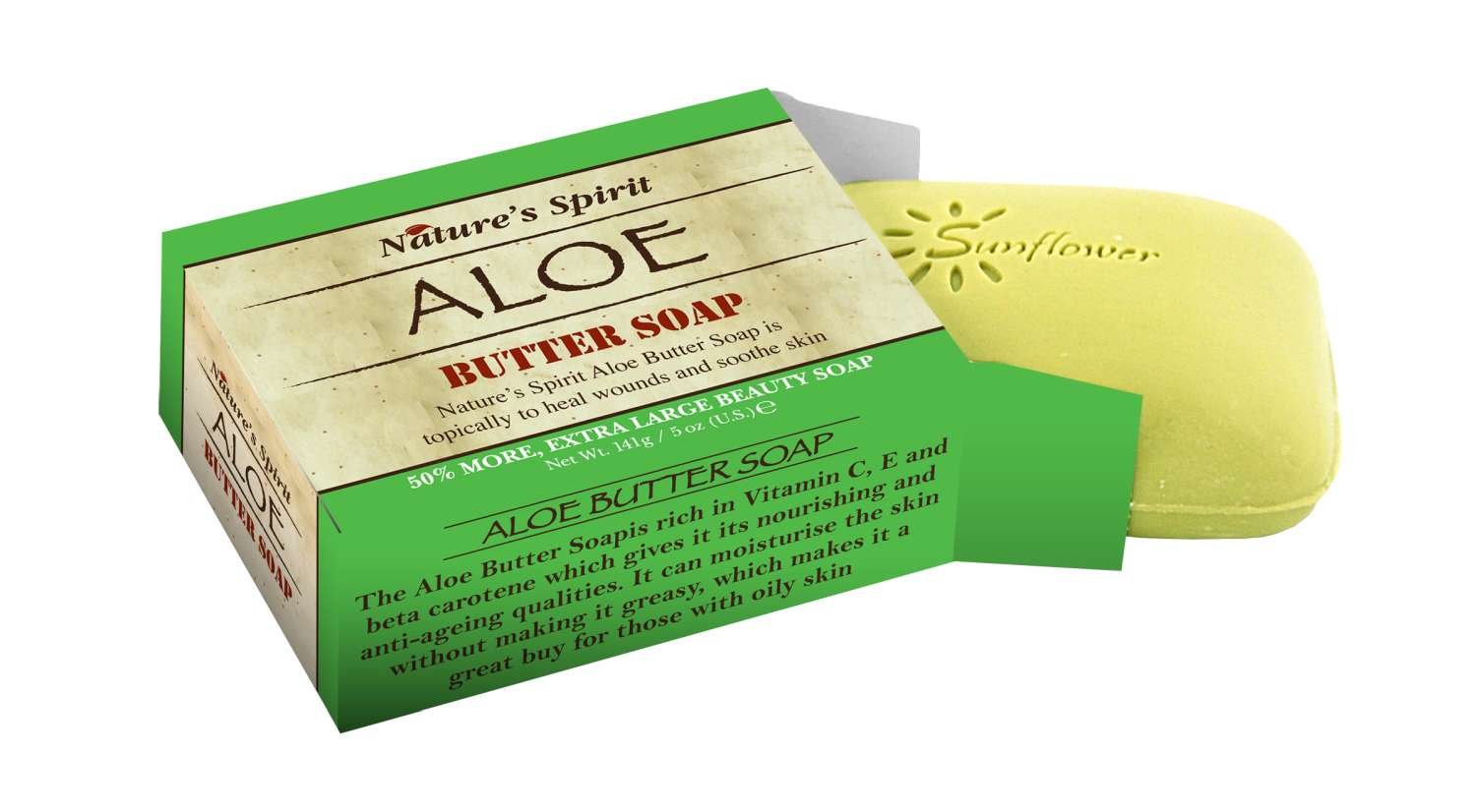 DIFEEL SOAP NAT SPIRIT BUTTER-ALOE 5.5 OZ