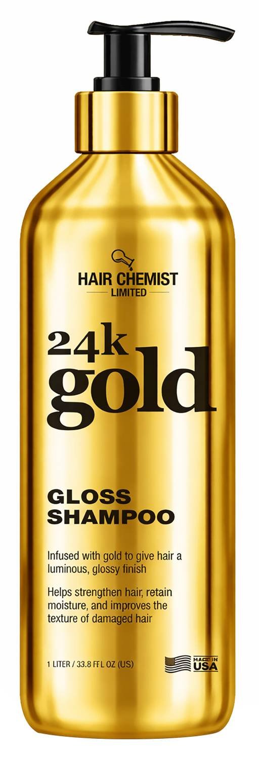 H/CHEMIST 24K GOLD GLOSS SHAMPOO 33 OZ
